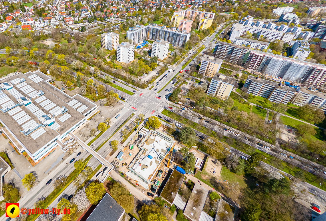 21.04.2023 - Baustelle Haus für Kinder in Neuperlach